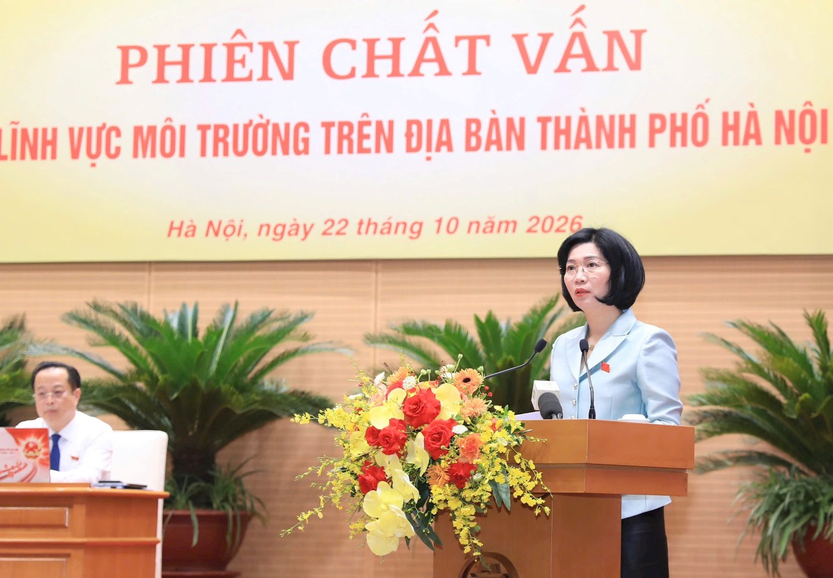 Chủ tịch HĐND Thành phố Hà Nội Phùng Thị Hồng Hà