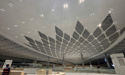 Construction packages across Long Thanh International Airport are accelerating toward on-schedule completion. (Photo: Lam Xuan Minh)