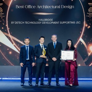 HALLBRIDGE khẳng định dấu ấn khác biệt khi được vinh danh tại một trong những giải thưởng bất động sản uy tín hàng đầu Việt Nam & khu vực. Nguồn: PropertyGuru.