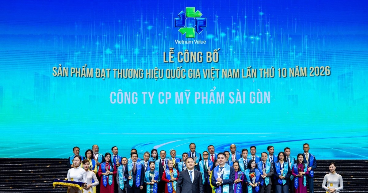 SCC có hai thương hiệu nước hoa đạt Thương hiệu Quốc gia Việt Nam 2026