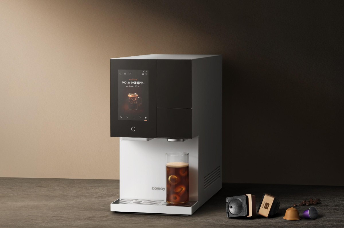"Cafe Ice Water Purifier" của Coway. Ảnh: Korea Herald.