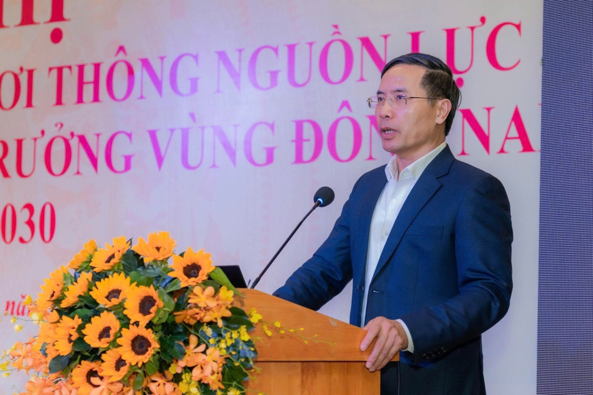 Ông Phạm Đức Ấn, Thống đốc Ngân hàng Nhà nước Việt Nam phát biểu tại Hội nghị (Ảnh: Ngọc Khanh)