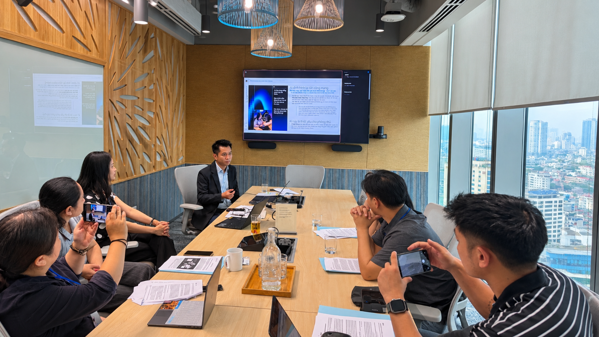 Microsoft Việt Nam công bố những phát hiện chính từ Báo cáo Phòng thủ Kỹ thuật số 2026. Ảnh: PV VnEconomy.