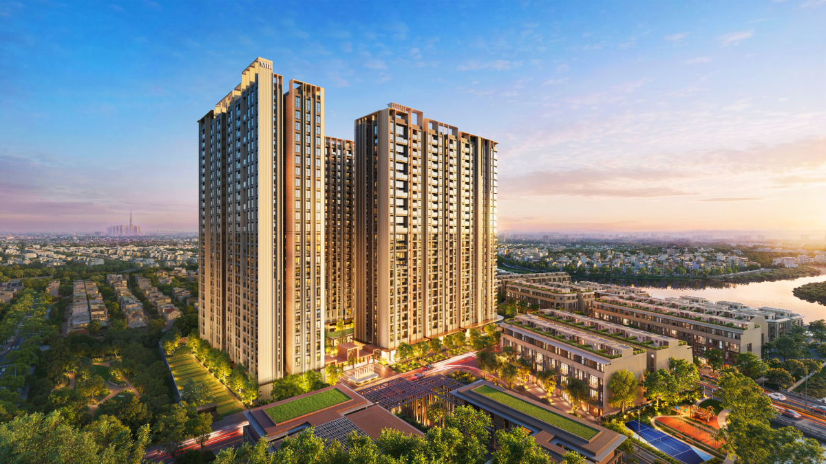 Tổng thể kiến trúc đồng bộ, hài hoà cùng cảnh quan thiên nhiên.