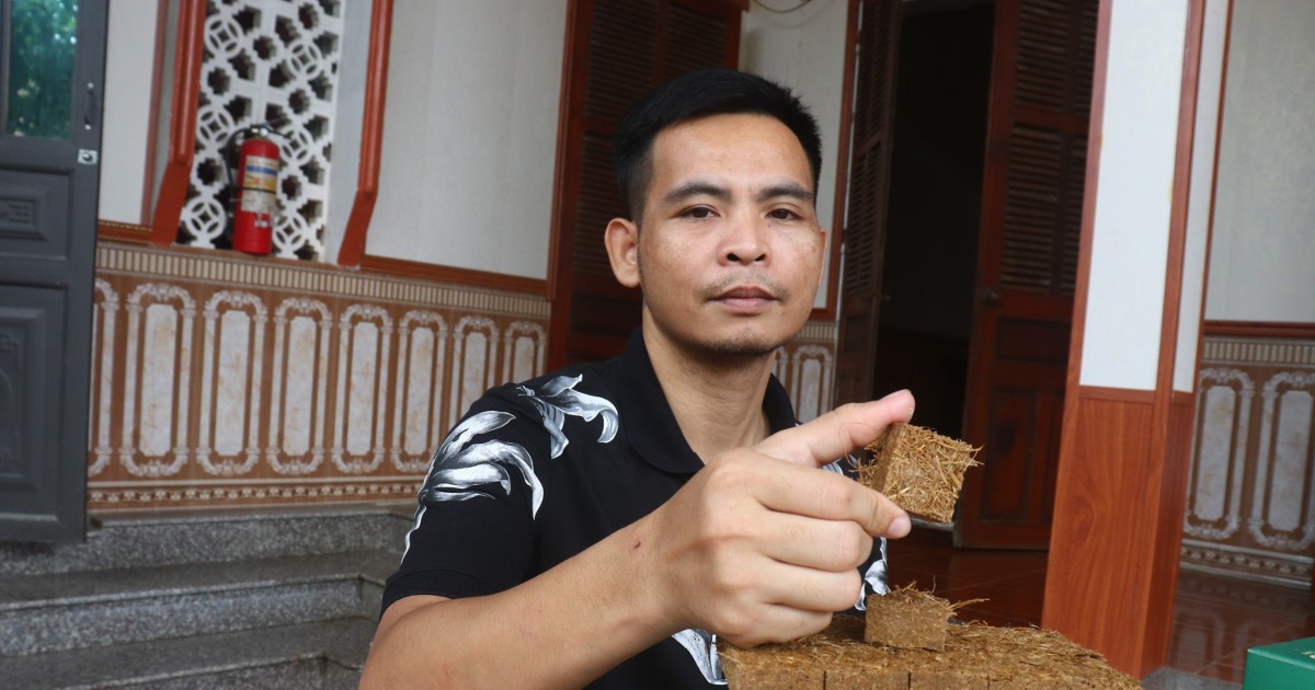 Biến rơm rạ thành tiền, chàng trai xứ Thanh đưa sản phẩm lên Amazon