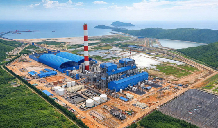 Nhà máy Nhiệt điện Quảng Trạch I do Tập đoàn Điện lực Việt Nam làm chủ đầu tư. Ảnh: EVN.