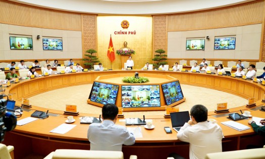 Phó Thủ tướng Chính phủ Hồ Quốc Dũng chủ trì Hội nghị. Ảnh: MST.