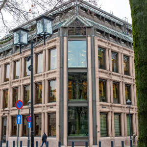 Trụ sở Ngân hàng Trung ương Na Uy (Norges Bank) tại thủ đô Oslo - Ảnh: Getty Images.