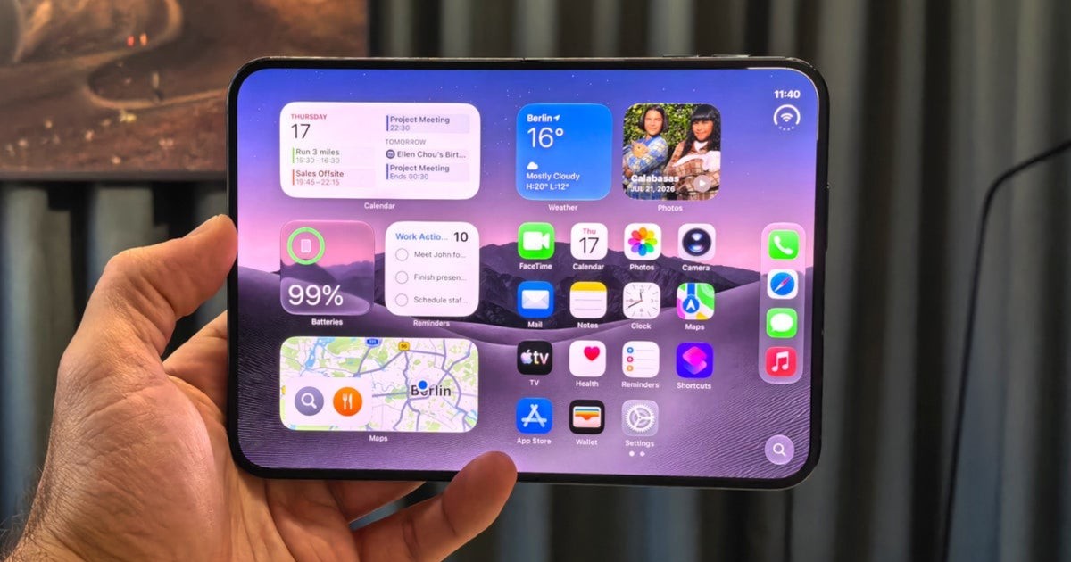 Điểm khác biệt giữa iPhone Duo và các điện thoại gập khác