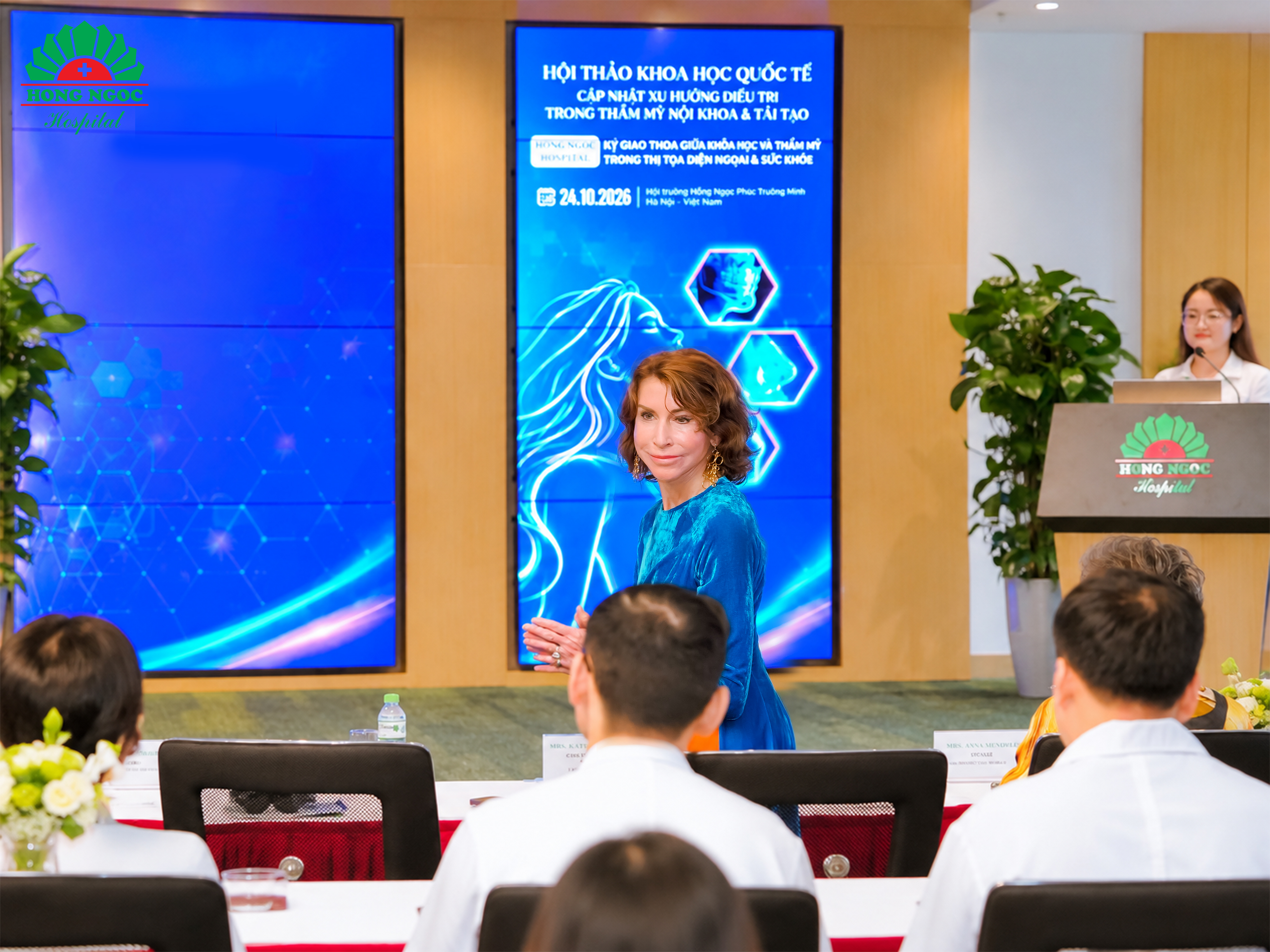 Ms. Katrin Kandel, Executive Director of FTW at the event.