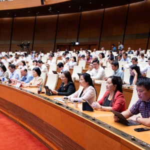 Các đại biểu tham dự phiên họp. Ảnh: Cổng thông tin điện tử Quốc hội.