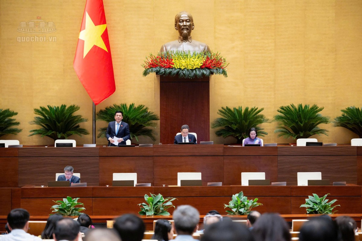 Quang cảnh phiên họp. Ảnh: Cổng thông tin điện tử Quốc hội.
