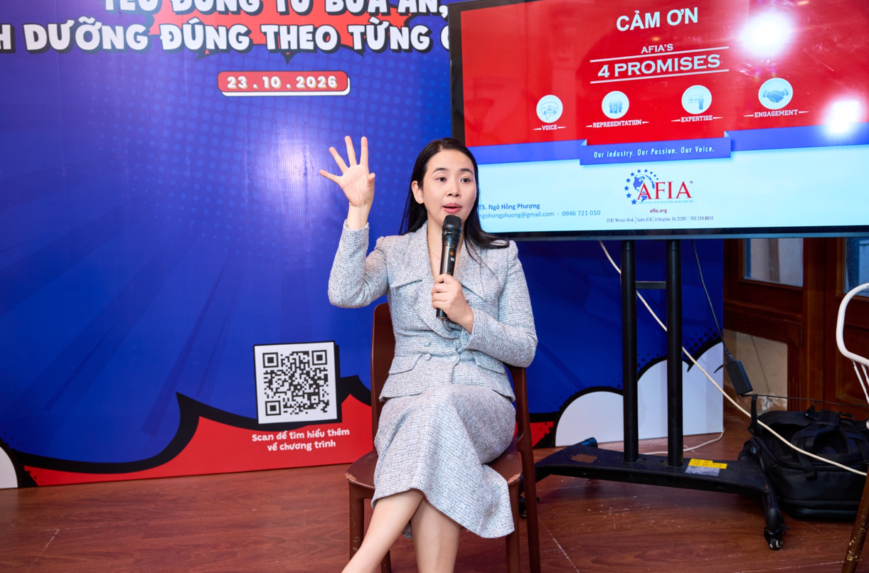 TS. Ngô Hồng Phượng, giảng viên Bộ môn Dinh dưỡng động vật, Khoa Chăn nuôi Thú y, Trường Đại học Nông Lâm TP.HCM