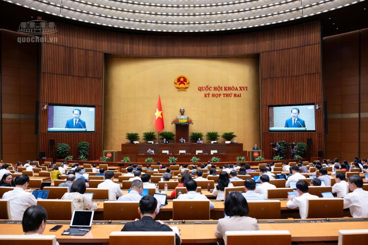 Toàn cảnh phiên họp. Ảnh: quochoi.vn