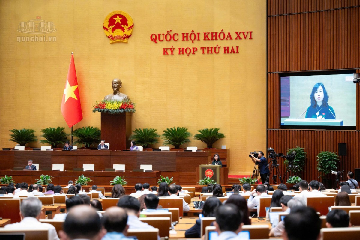 Quang cảnh phiên họp. Ảnh: Cổng thông tin điện tử Quốc hội.