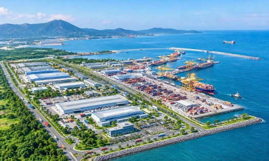 Phối cảnh minh họa Trung tâm Logistics và Dịch vụ hậu cảng Sơn Dương. Ảnh: Ban Quản lý Khu kinh tế tỉnh Hà Tĩnh