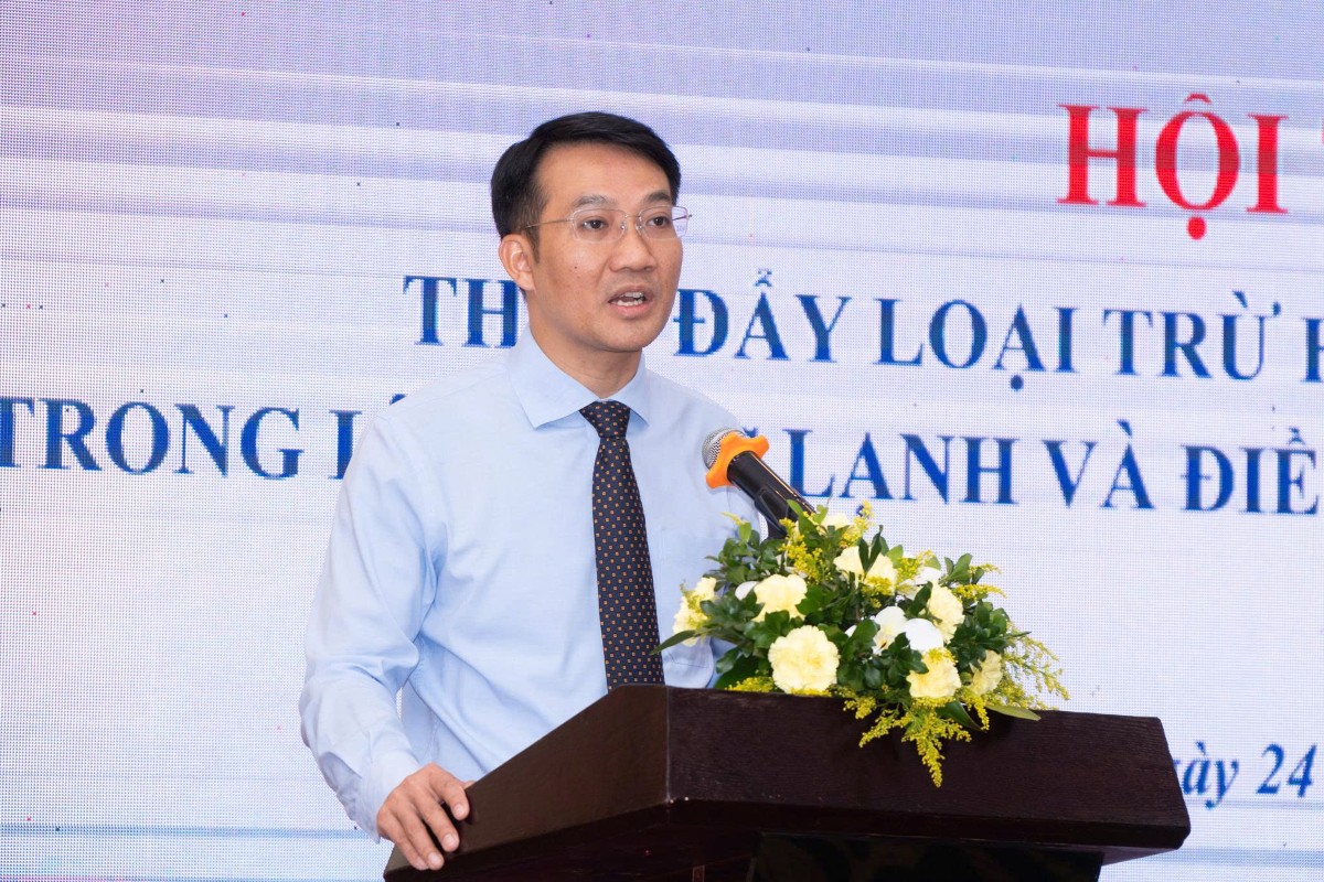 Ông Bùi Đức Hiếu, Phó Cục trưởng Cục Biến đổi khí hậu. Ảnh: T. Anh