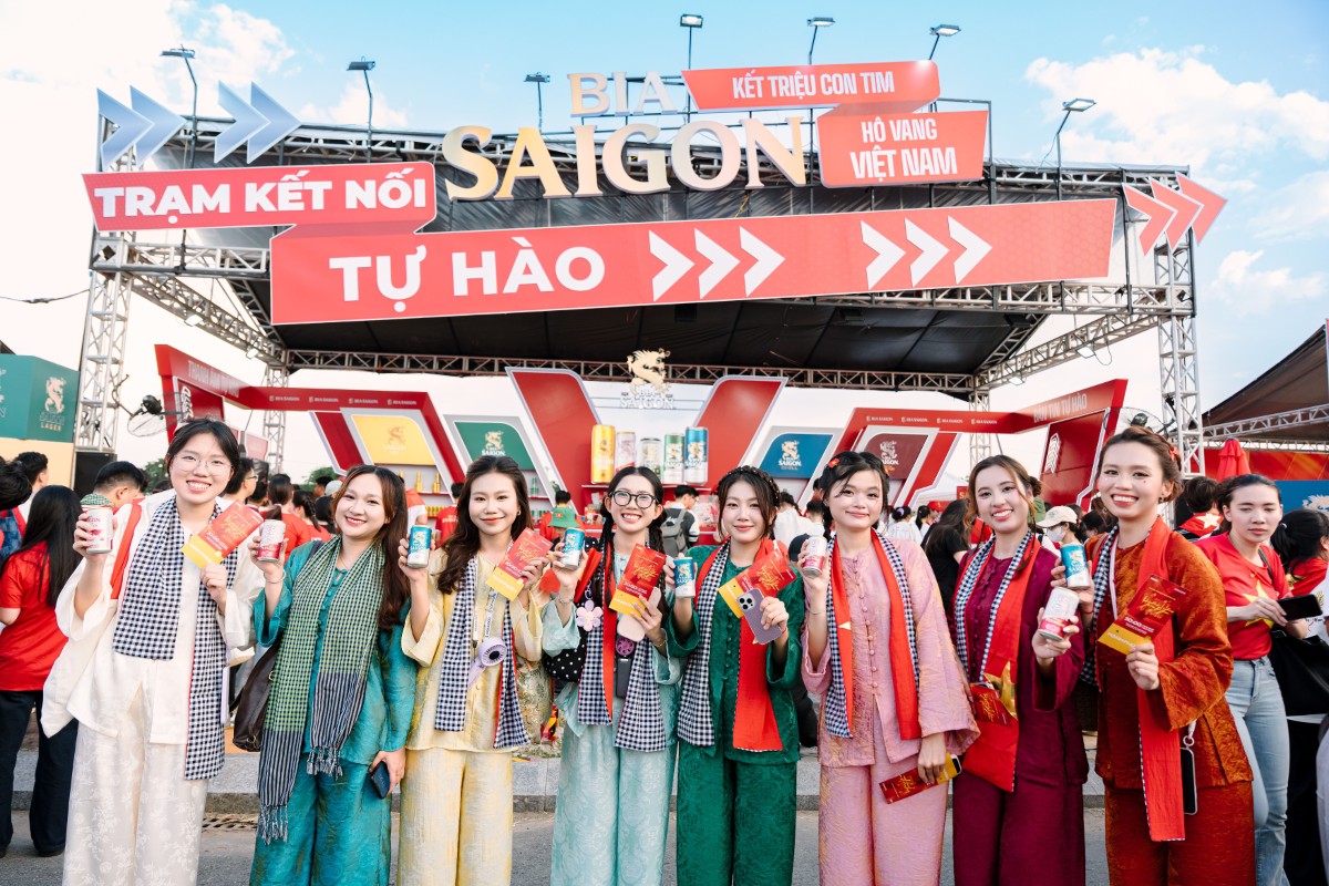 Bia Saigon đồng hành cùng chương trình “Tổ quốc trong tim”, góp phần lan tỏa niềm tự hào dân tộc trong dịp kỷ niệm 81 năm Quốc Khánh (Ảnh: SABECO).
