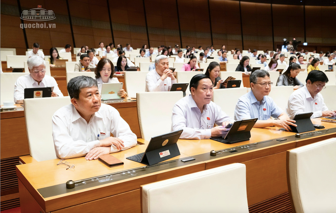 Các đại biểu Quốc hội tham dự phiên họp. Ảnh: Quochoi.vn