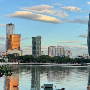 Đôi bờ sông Hàn là điểm nhấn trong quy hoạch là Khu trung tâm thành phố Đà Nẵng. Ảnh Ngô Anh Văn