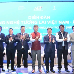 Các đại biểu tham gia Diễn đàn Công nghệ tương lai Việt Nam – Ấn Độ diễn ra trong khuôn khổ Diễn đàn Kinh tế mùa Thu 2026. Ảnh: Thạc Hiếu