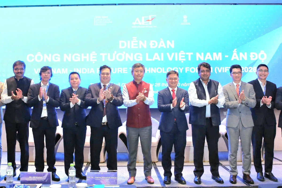 Các đại biểu tham gia Diễn đàn Công nghệ tương lai Việt Nam – Ấn Độ diễn ra trong khuôn khổ Diễn đàn Kinh tế mùa Thu 2026. Ảnh: Thạc Hiếu