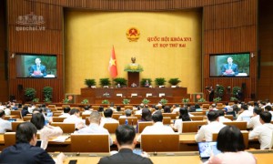 Quốc hội khoá XVI tiếp tục chương trình Kỳ họp thứ 2, trong đó xem xét Luật Nhà ở (sửa đổi). Ảnh: Quochoi.vn
