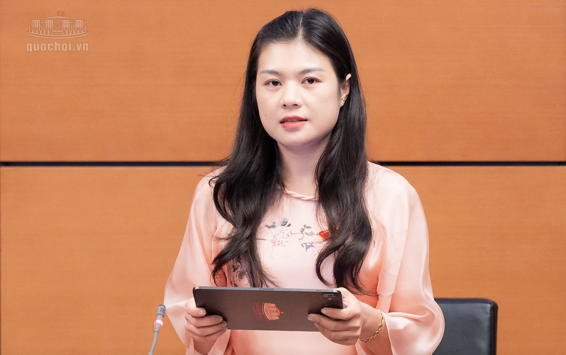 Đại biểu Nguyễn Thị Bích Đào, Đoàn ĐBQH tỉnh Ninh Bình - Ảnh: Quochoi.vn