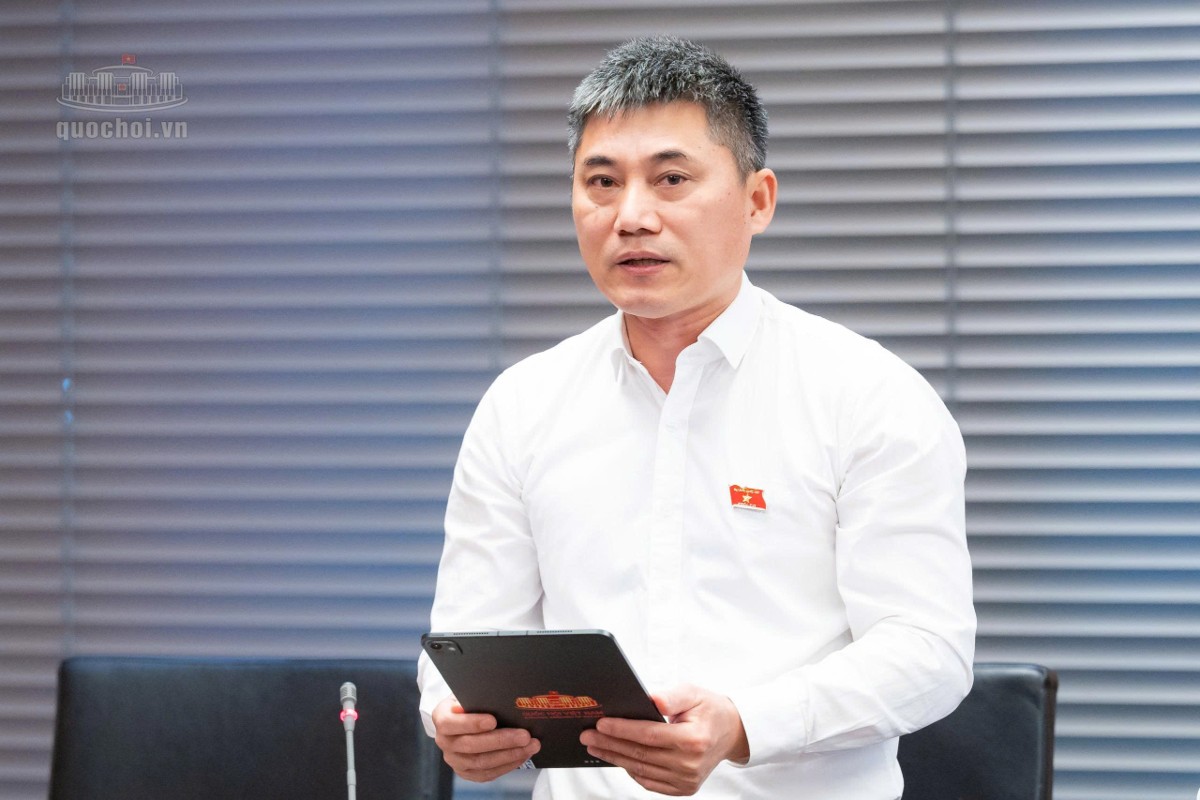 Đại biểu Phạm Anh Tuấn, Đoàn Đại biểu Quốc hội tỉnh Ninh Bình. Ảnh: Quochoi.vn.