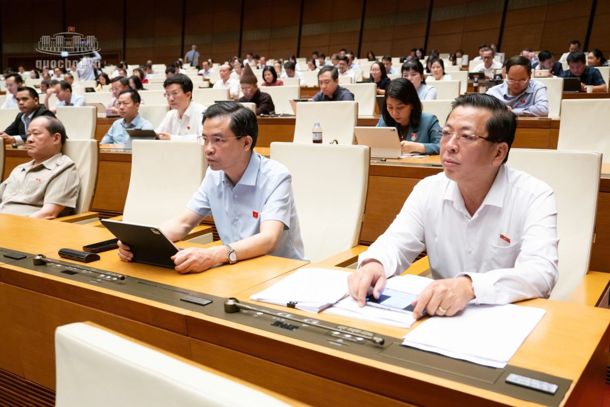 Các đại biểu dự phiên họp toàn thể tại hội trường. Ảnh: Quochoi.vn