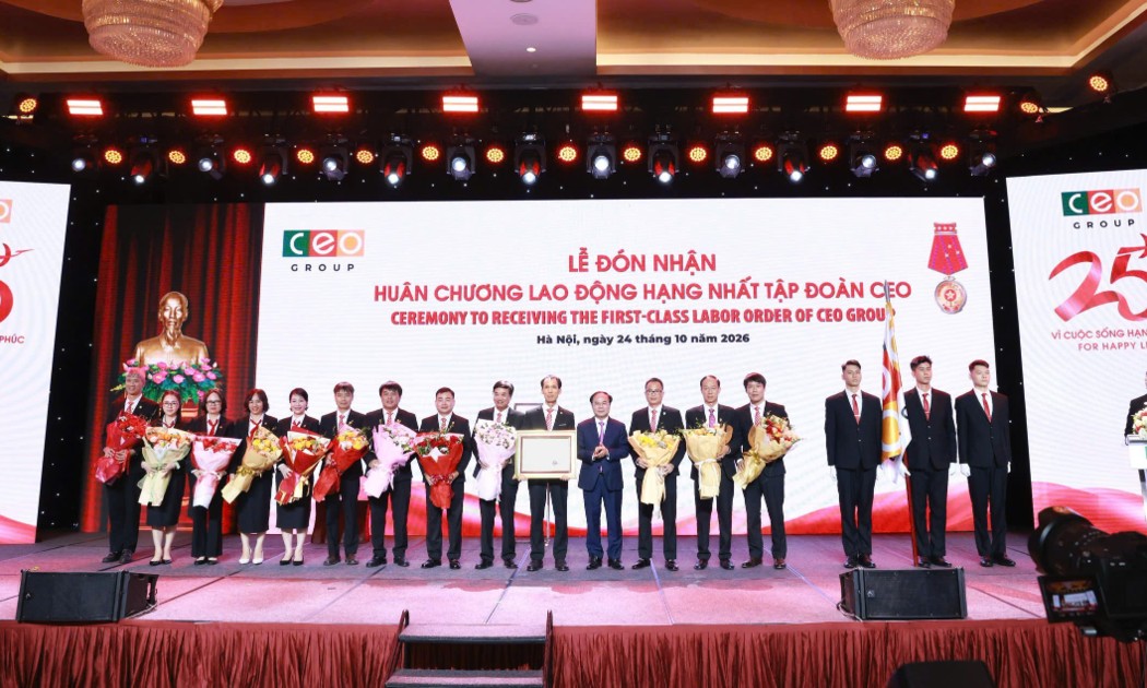 CEO Group đón nhận Huân chương Lao động hạng Nhất - Ảnh CEO Group
