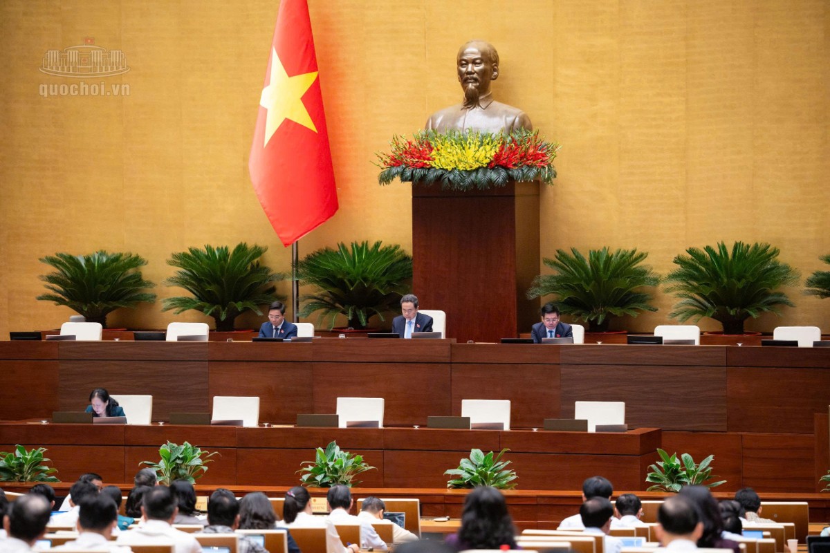 Quang cảnh phiên họp. Ảnh: Quochoi.vn