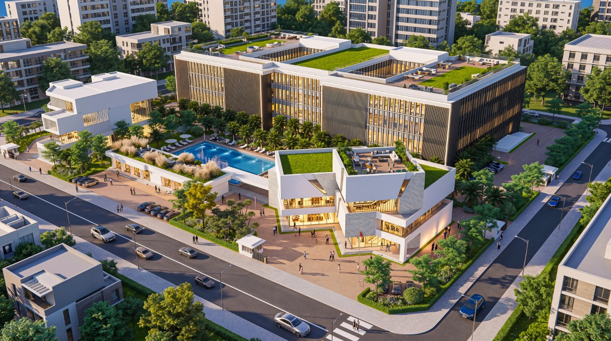 Hệ thống tiện ích đa dạng hiện diện ngày trong khu đô thị.
