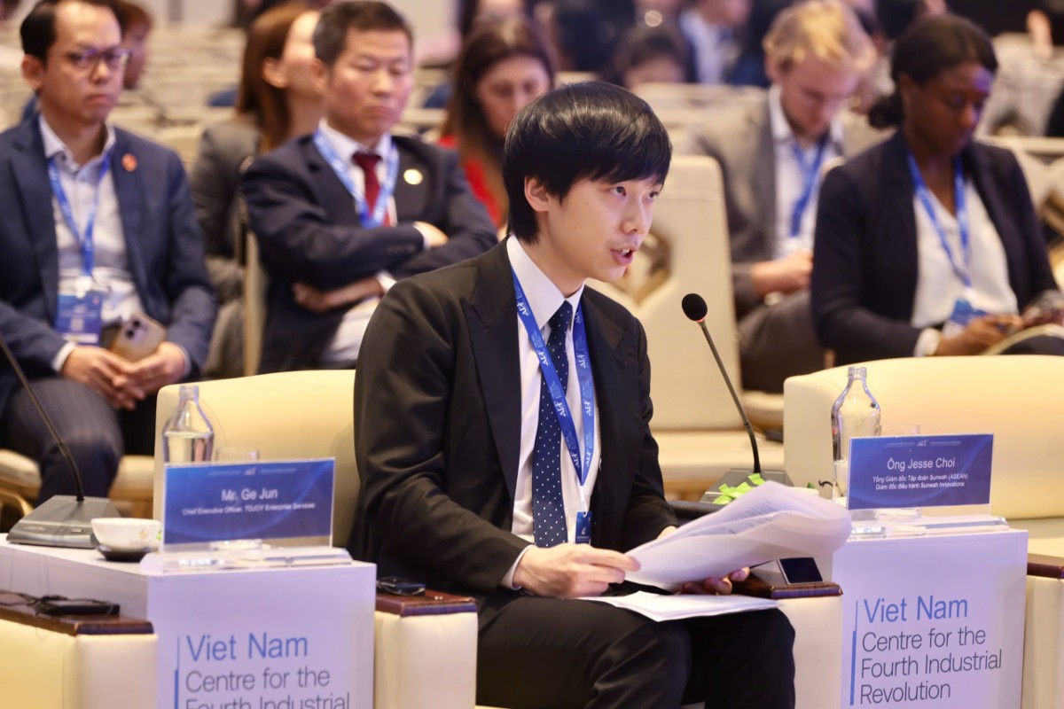 Ông Jesse Choi, Tổng Giám đốc Tập đoàn Sunwah (ASEAN) kiêm Giám đốc điều hành Sunwah Innovations. Ảnh: HCMC C4IR