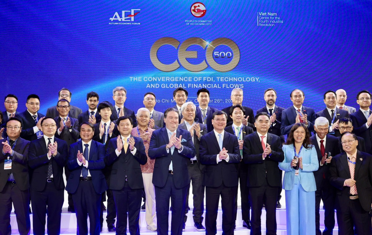 Đối thoại CEO 500 trong khuôn khổ Diễn đàn Kinh tế Mùa thu 2026, không gian để các nhà đầu tư đối thoại 1:1 với lãnh đạo TP. Hồ Chí Minh. Ảnh: HCMC C4IR