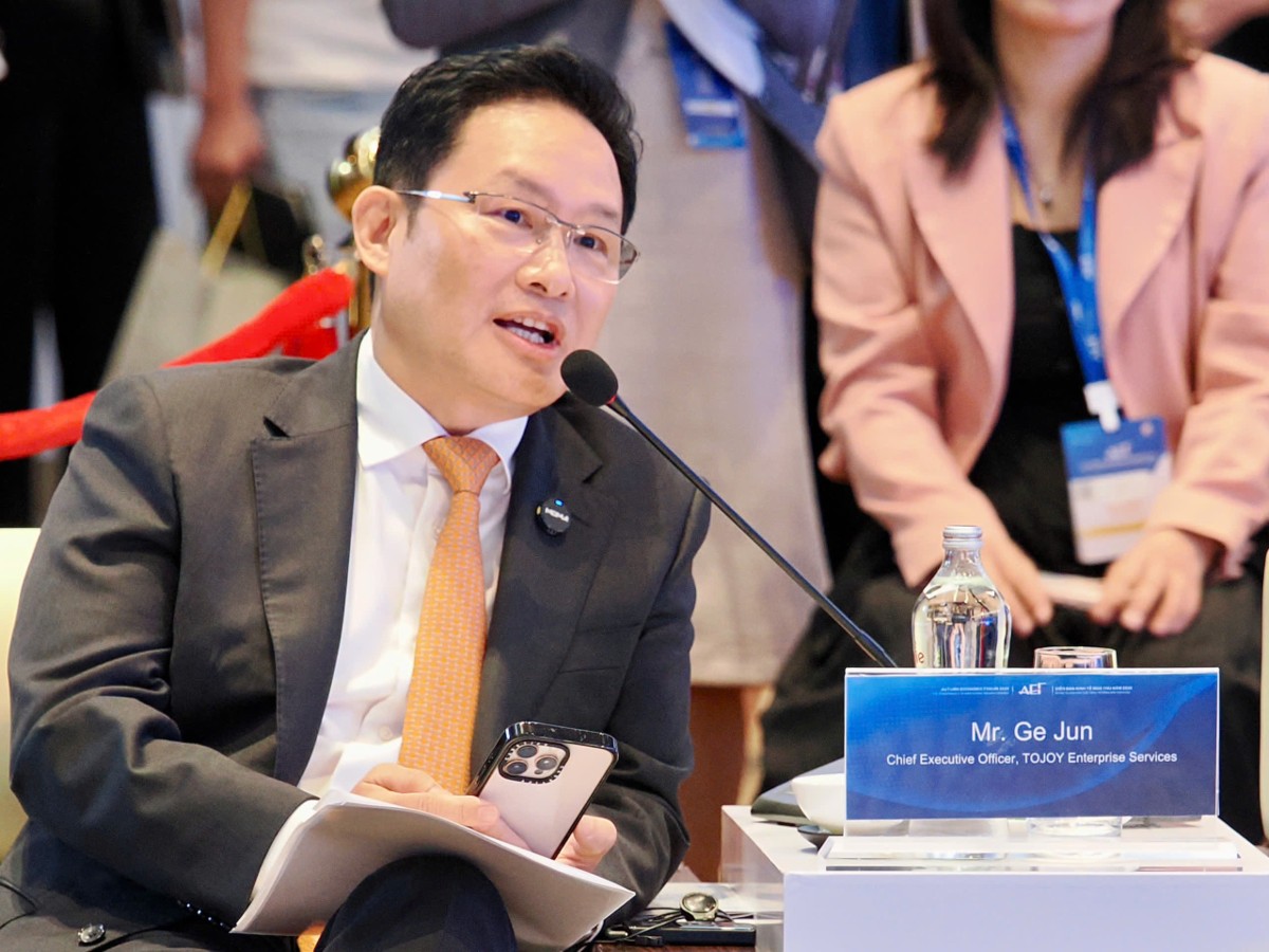 Ông Ge Jun, lãnh đạo TOJOY Enterprise Services. Ảnh: C4IR