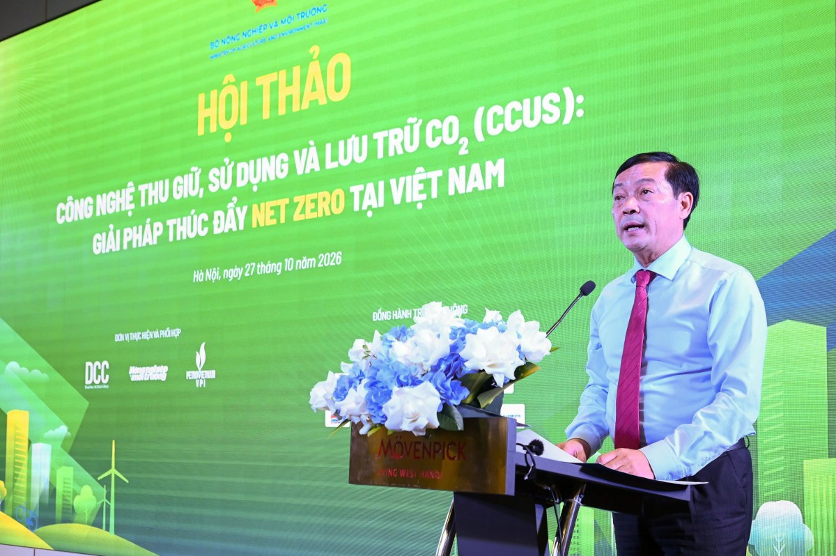 Thứ trưởng Bộ Nông nghiệp và Môi trường Lê Trọng Yên. Ảnh: Tùng Đinh