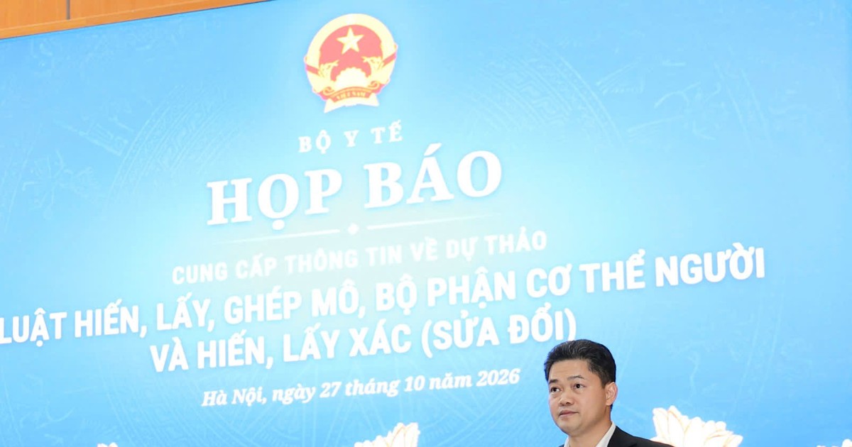 Bộ Y tế họp báo: Cấm lấy bộ phận cơ thể người dưới 18 tuổi khi còn sống