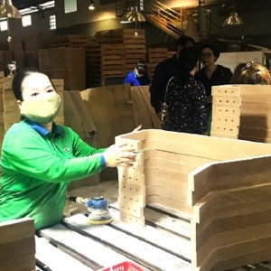 Nhiều sản phẩm gỗ xuất sang thị trường Hoa Kỳ đối mặt với rủi ro phòng vệ thương mại. Ảnh: Chu Khôi.