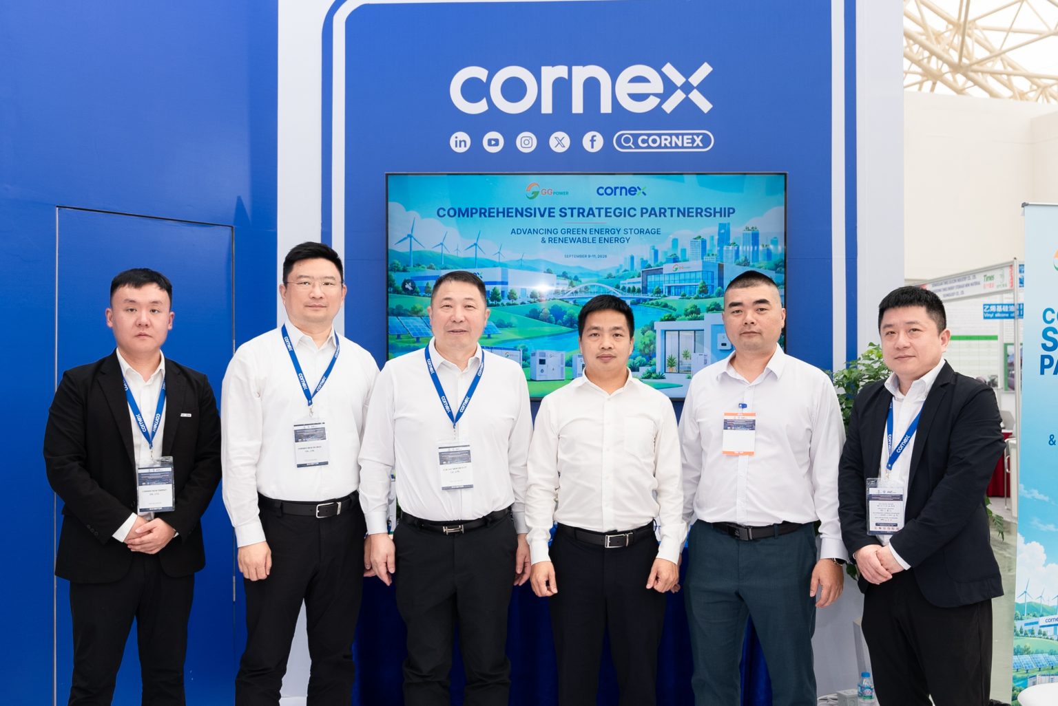 GG Power và Cornex hợp tác giới thiệu các giải pháp lưu trữ năng lượng BESS dành cho hộ gia đình, thương mại & công nghiệp và các ứng dụng quy mô lớn tại Triển lãm Vietnam New Energy Expo 2026 hồi tháng 09/2026 (Ảnh:&nbsp;GG Power)