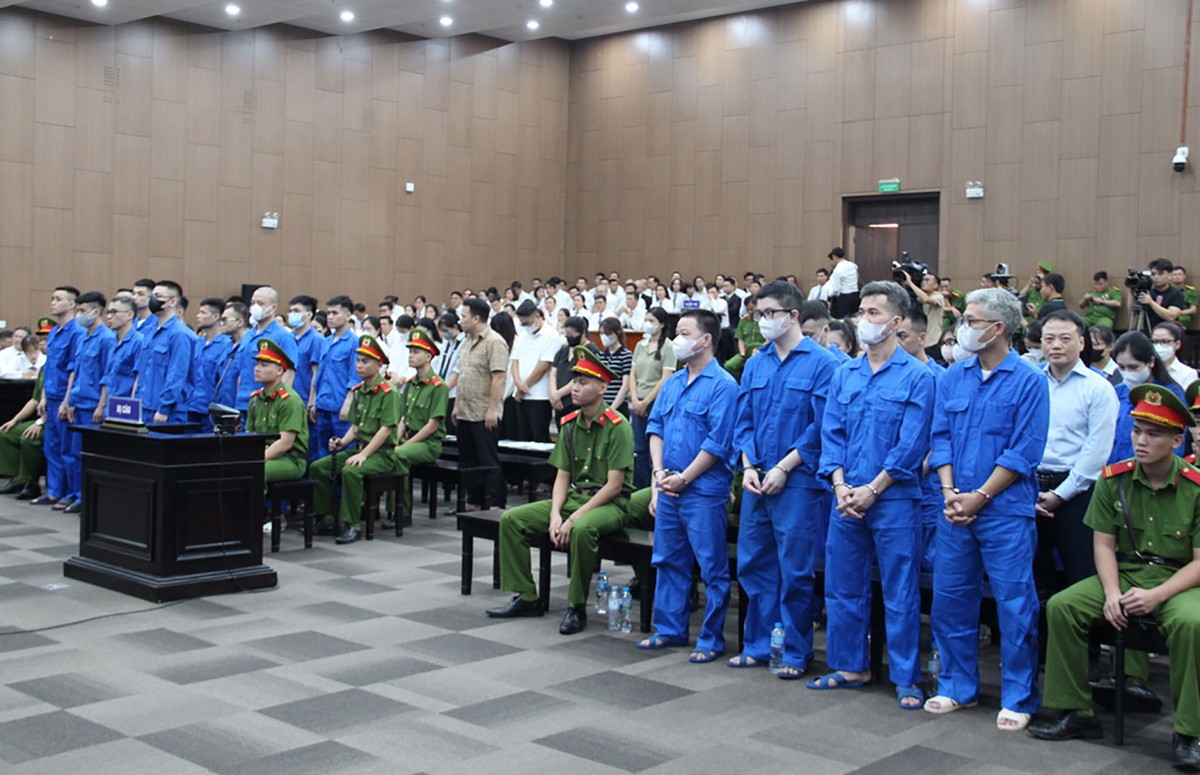 Quang cảnh phiên xét xử. Ảnh: Như Nguyệt.