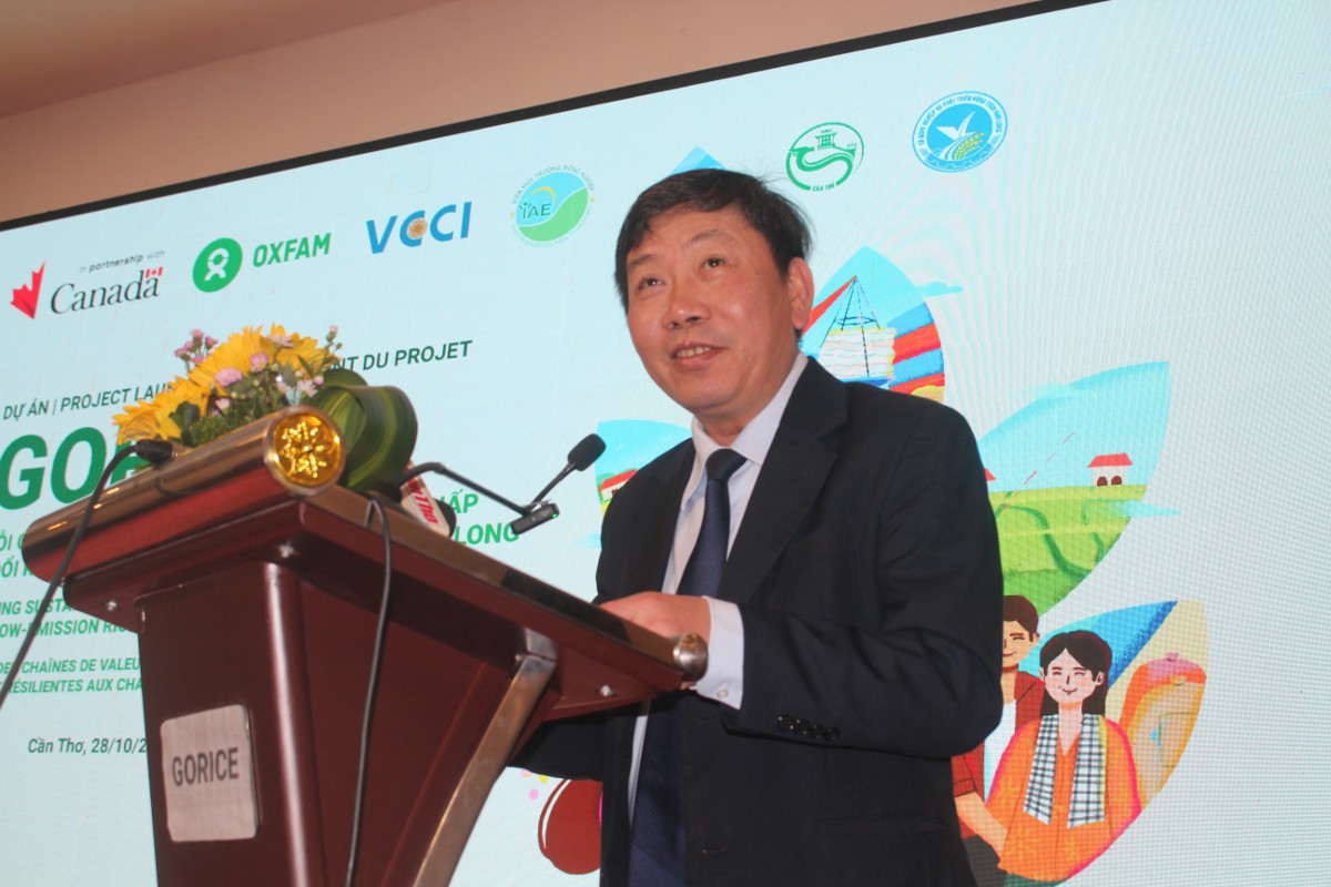 TS Nguyễn Đỗ Anh Tuấn: "Các chương trình hợp tác cần gắn với những mô hình thực tiễn, tạo ra kết quả cụ thể trên đồng ruộng". Ảnh: Chu Khôi.