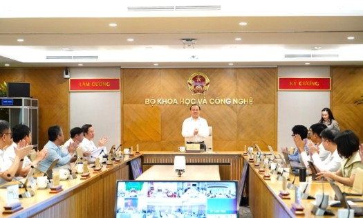 An overview of a national teleconference with local Departments of Science and Technology on October 26. (Photo: MoST)