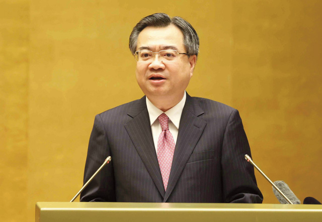Dr. Nguyen Thanh Nghi, Member of the Politburo, Secretary of the Party Central Committee, and Chairman of the Central Commission for Policy and Strategy.