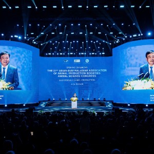 Hội nghị Khoa học Chăn nuôi Á - Úc lần thứ 21 (AAAP 2026) với chủ đề: “Chăn nuôi bền vững - Sustainable Animal Production” diễn ra tại Trung tâm Hội nghị Quốc gia, Hà Nội. Ảnh: Ban tổ chức.