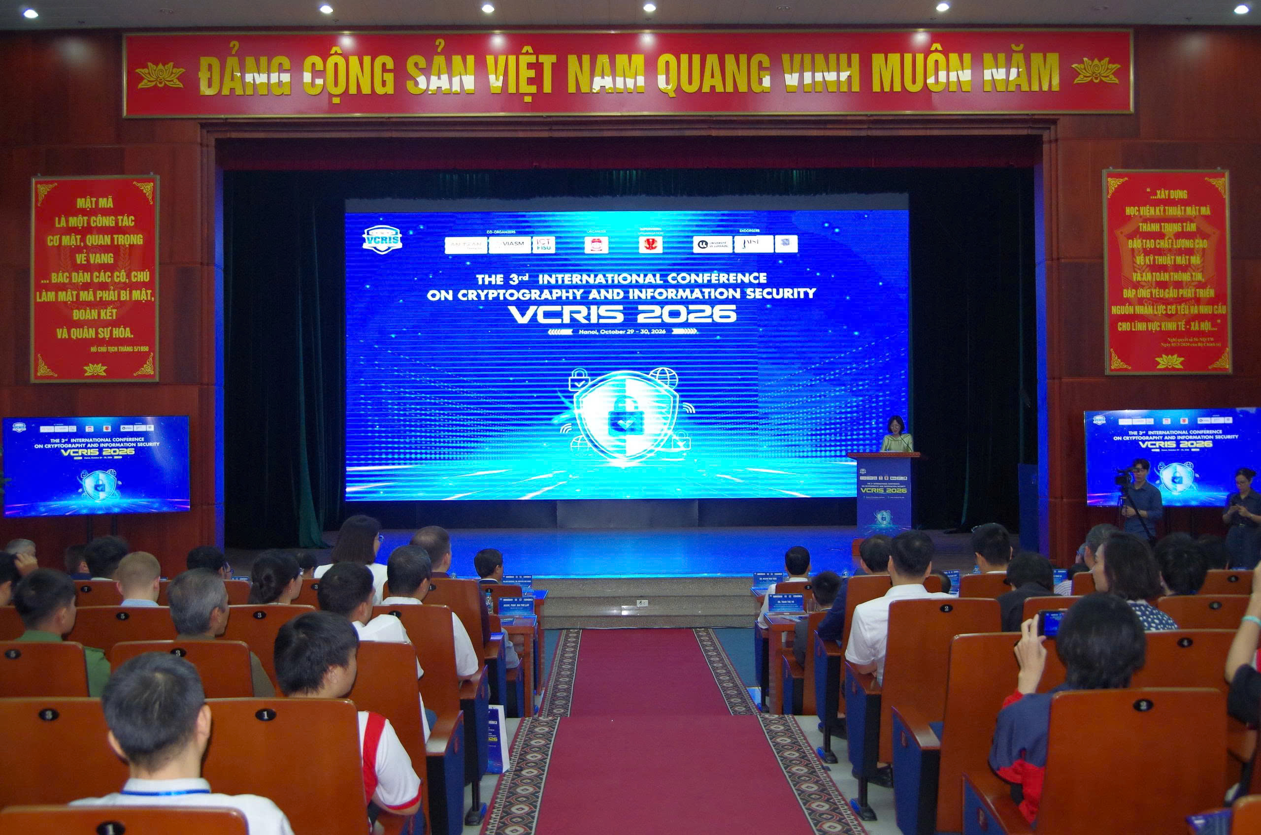Hội thảo khoa học quốc tế lần thứ III về Mật mã và An toàn thông tin (VCRIS 2026). Ảnh: BTC