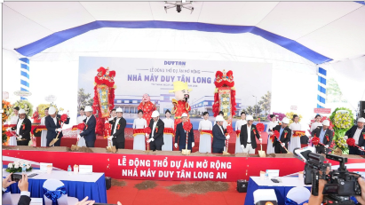 Duy Tan breaks ground at factory expansion in Tay Ninh
