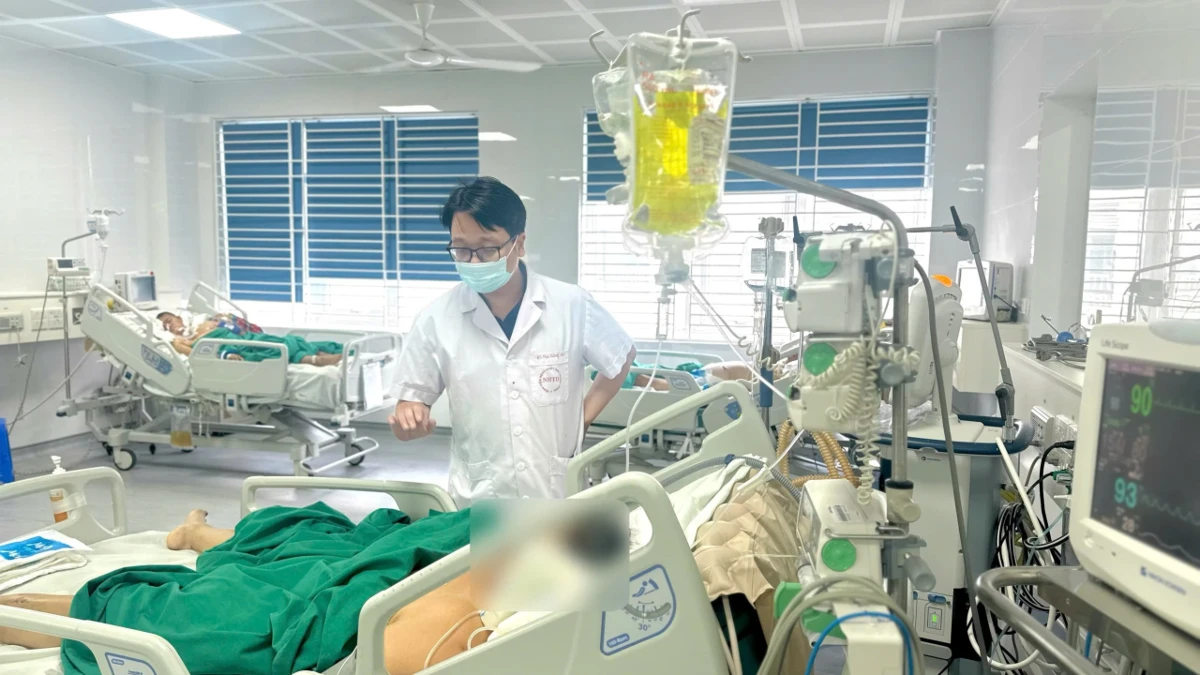Nữ bệnh nhân sốt, nhiễm trùng huyết, suy đa tạng chỉ vì muốn "nâng cấp" làn da. Ảnh: Bệnh viện Bệnh Nhiệt đới Trung ương