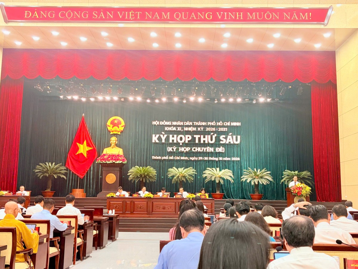 Toàn cảnh kỳ họp thứ 6 của HĐND TP. Hồ Chí Minh khóa XI - Ảnh: Châu Vũ/ HĐND TP. Hồ Chí Minh.