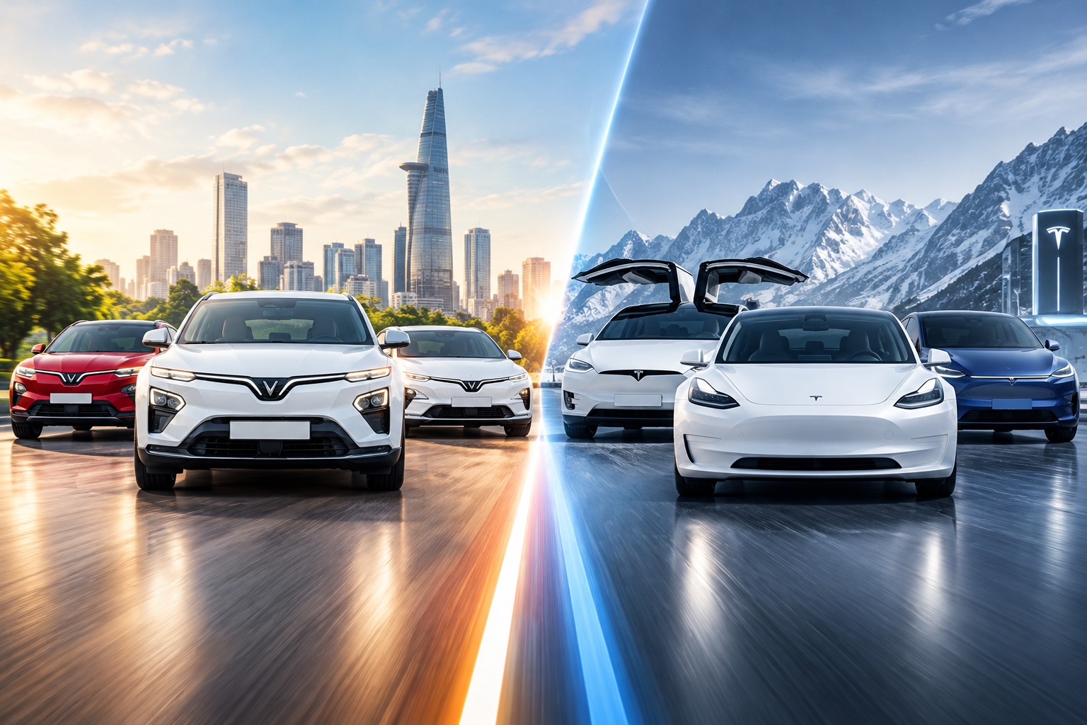 Sức ép lớn nhất mà Tesla buộc phải đối mặt khi thâm nhập thị trường Việt Nam chính là sự thống trị của VinFast, thương hiệu ô tô nội địa đang nắm giữ khoảng 92% thị phần xe điện trong nước theo các nghiên cứu của HSC.